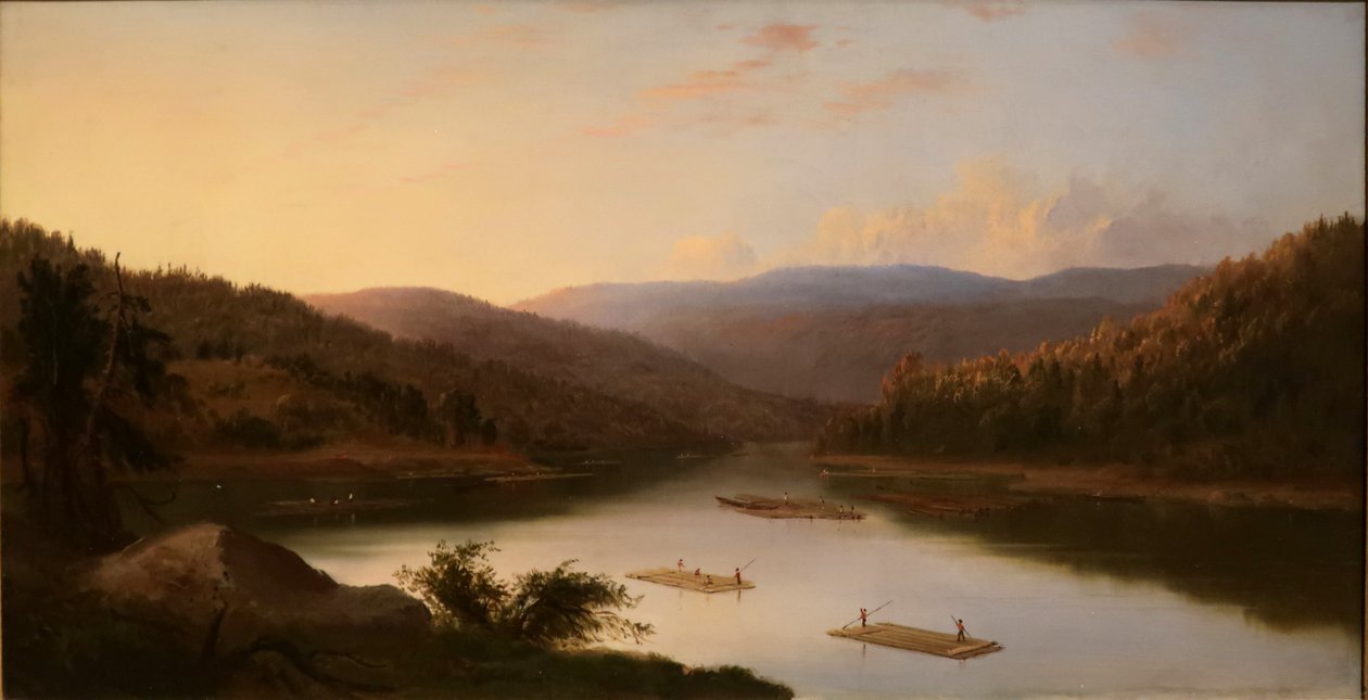 Flachbootmänner von Robert Seldon Duncanson