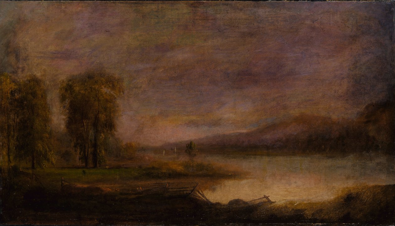 Landschaft mit See, 1864 von Robert Seldon Duncanson
