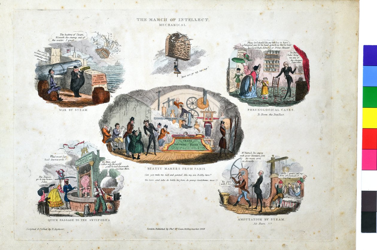 Marsch des Intellekts. Mechanisch von Robert Seymour