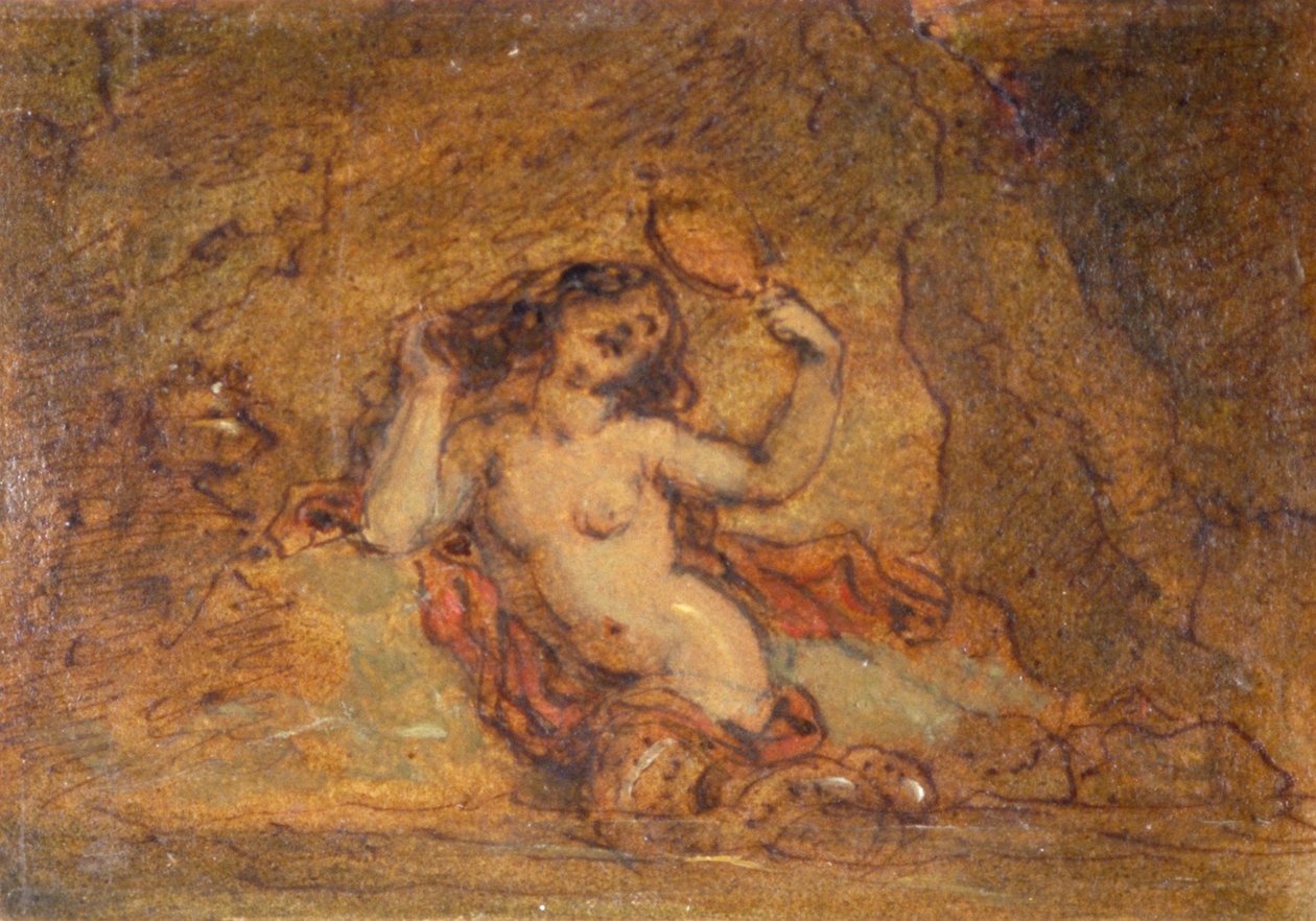 Eine Meerjungfrau, ca. 1772-1845 von Robert Smirke