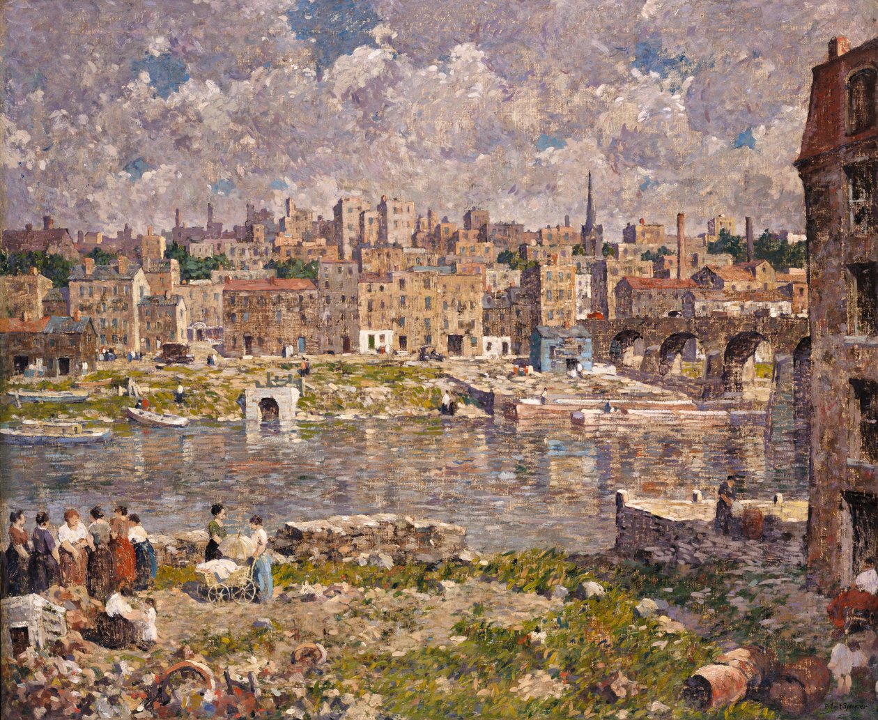 Das andere Ufer, 1923 von Robert Spencer