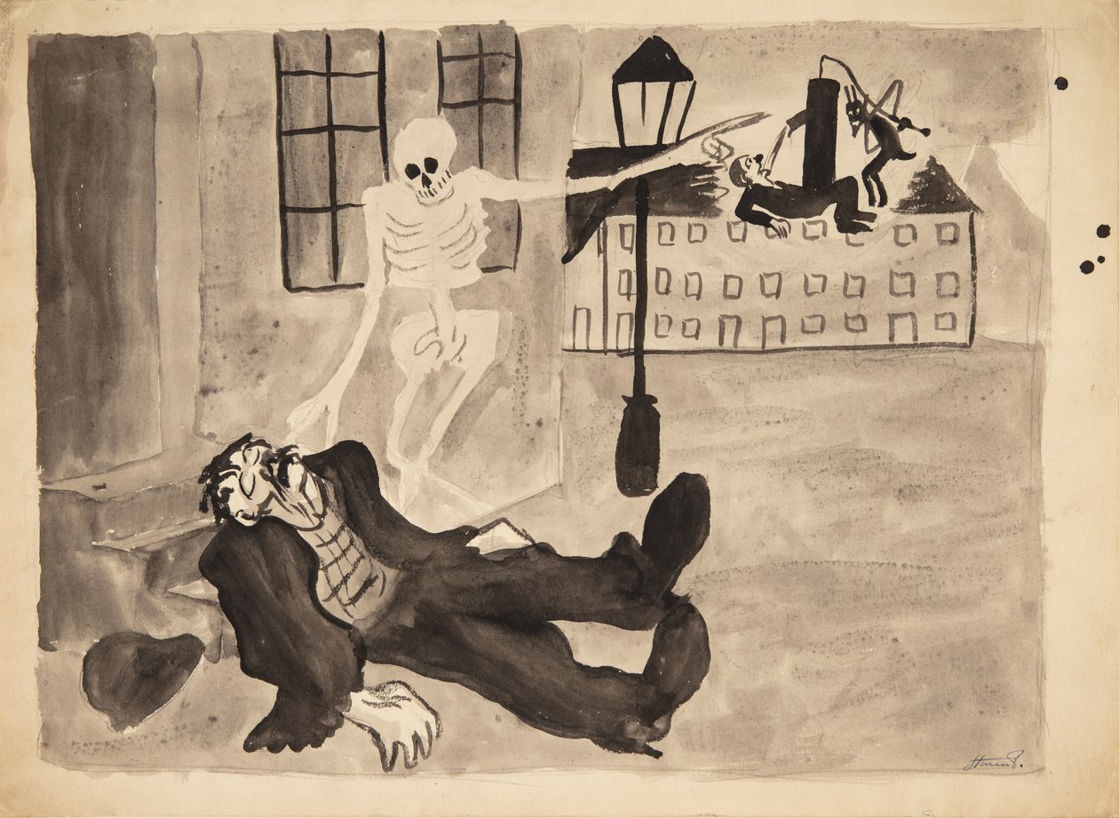 Der Tod und der Trinker von Robert Storm Petersen