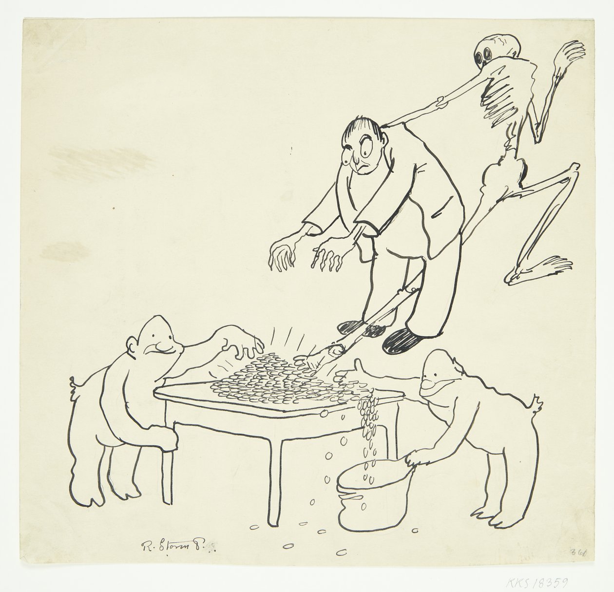 "Gnieren" von Robert Storm Petersen