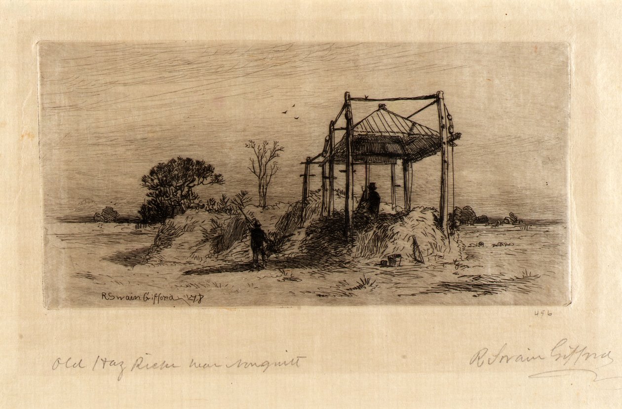 Alter Heuschober in der Nähe von Nonquitt von Robert Swain Gifford