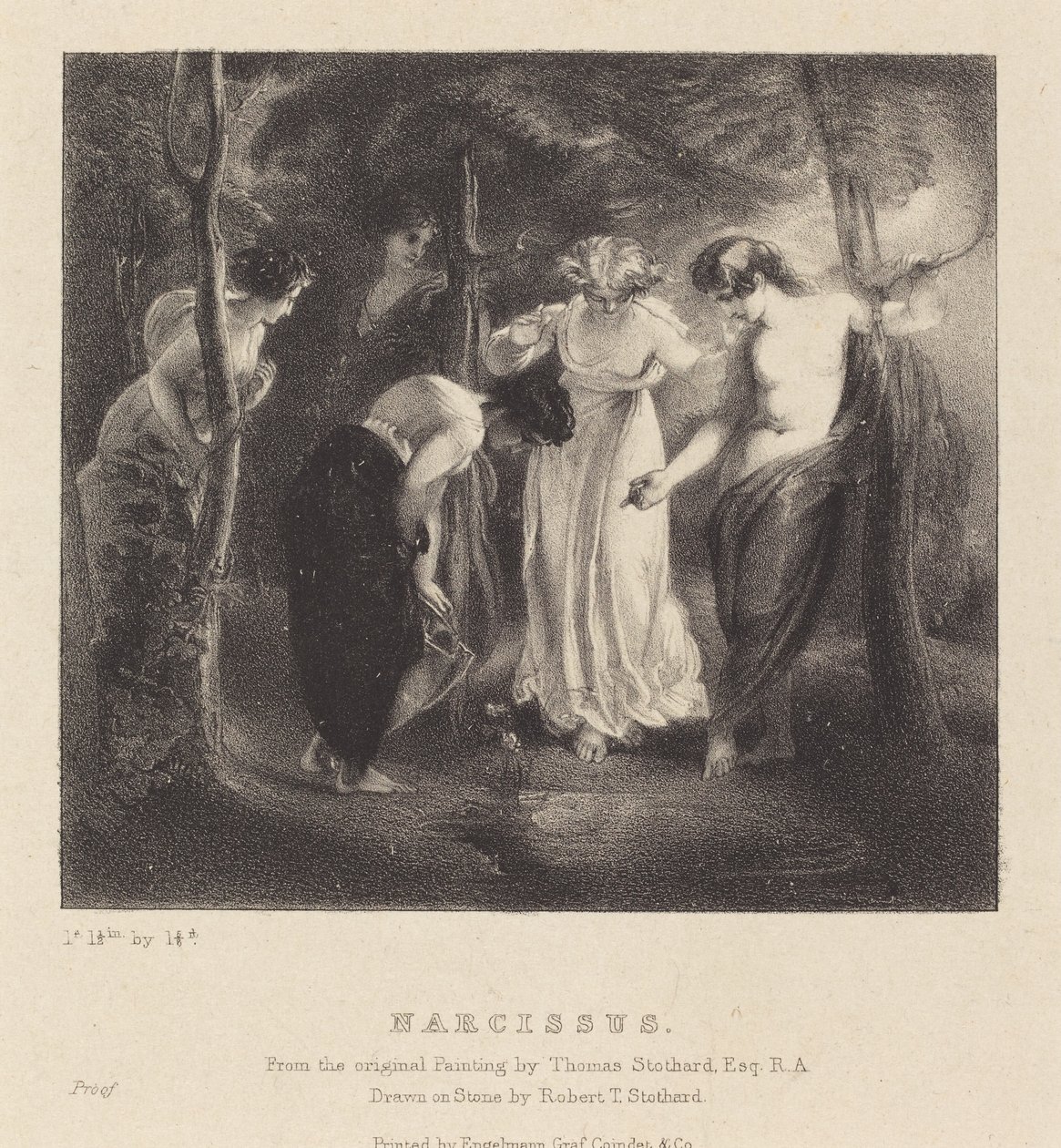 Narziss von Robert T. Stothard after Thomas Stothard