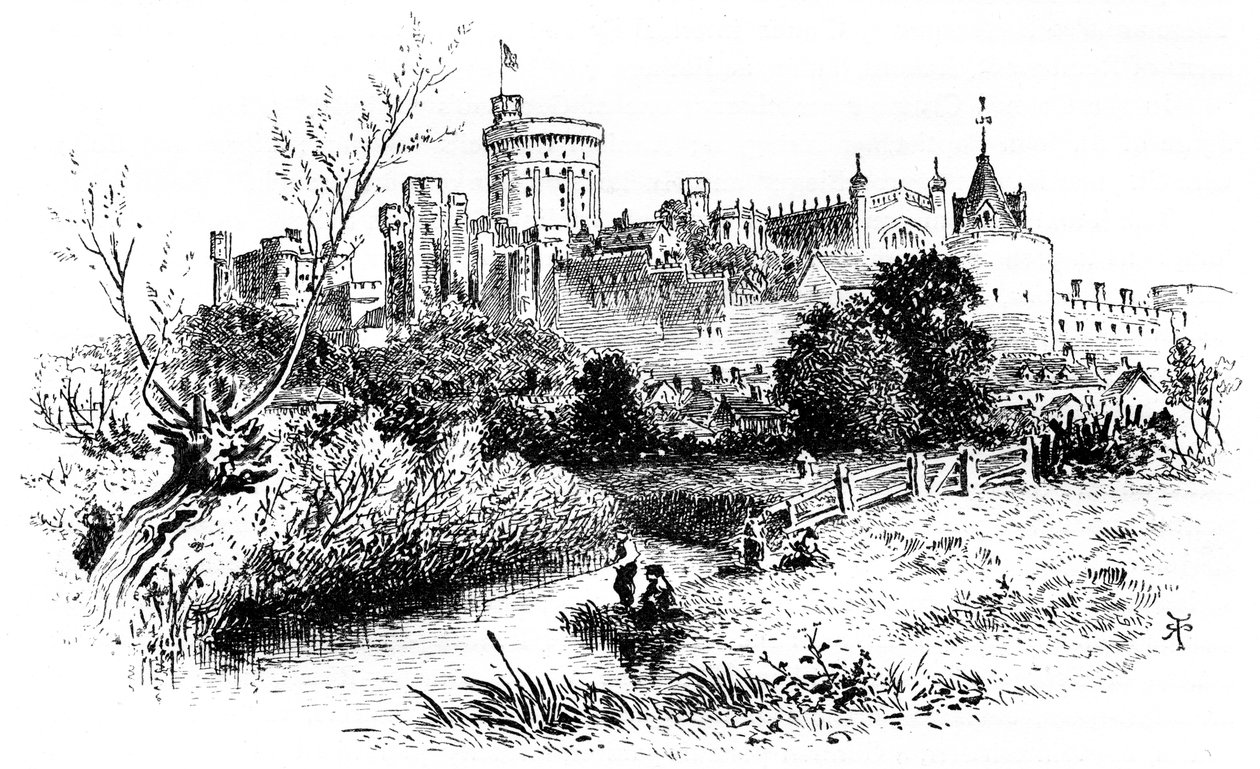 Windsor, von Clewer aus, 1880 von Robert Taylor Pritchett