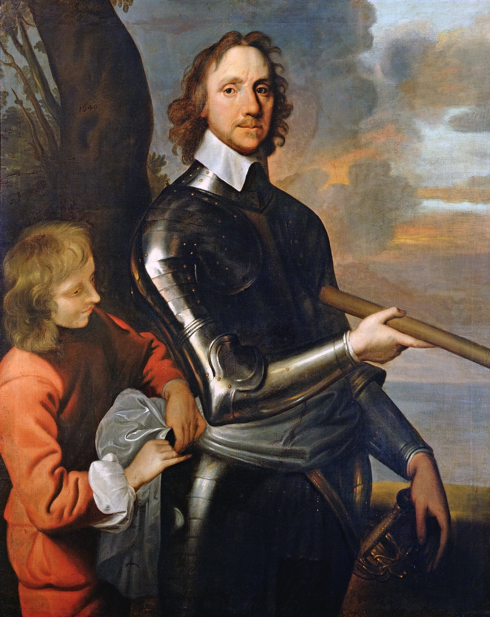 Porträt von Oliver Cromwell (1599-1658) 1649 von Robert Walker