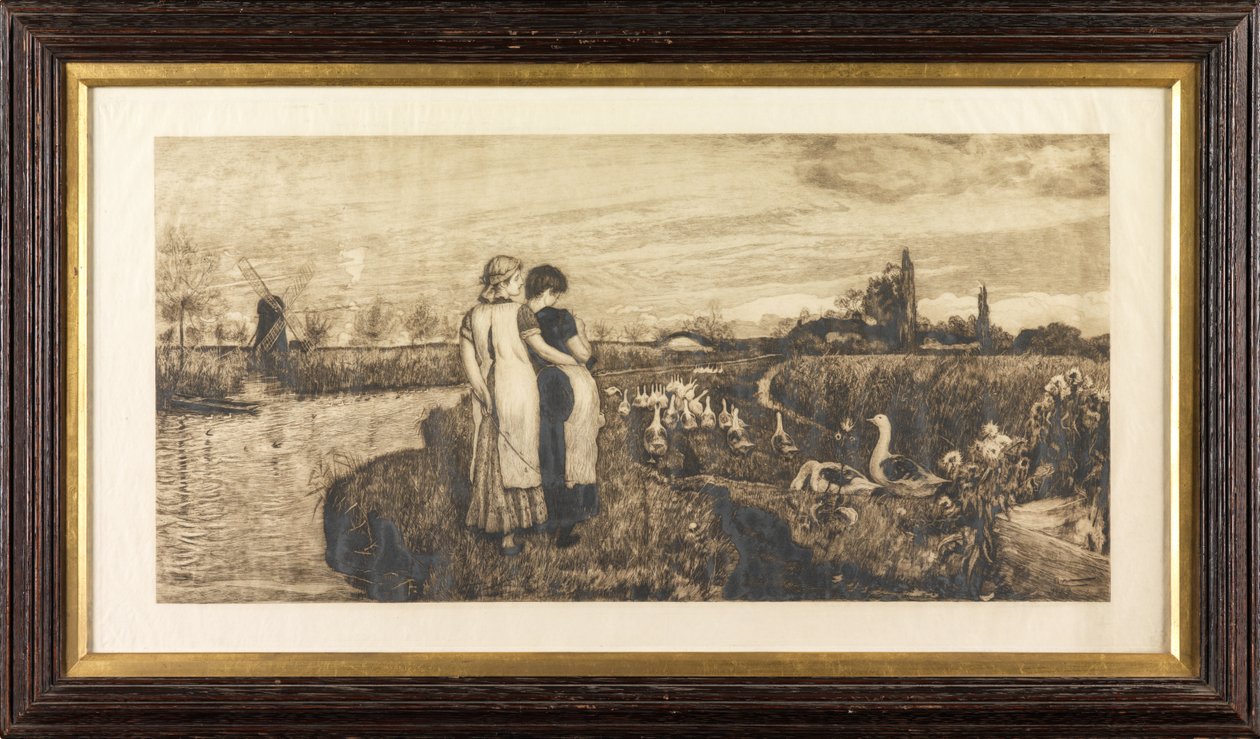 In den Fens, Abend von Robert Walker Macbeth
