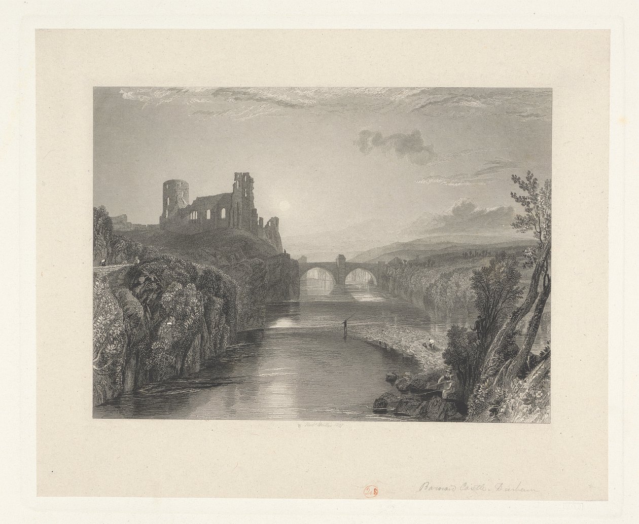 Barnard Castle, Durham von Robert Wallis