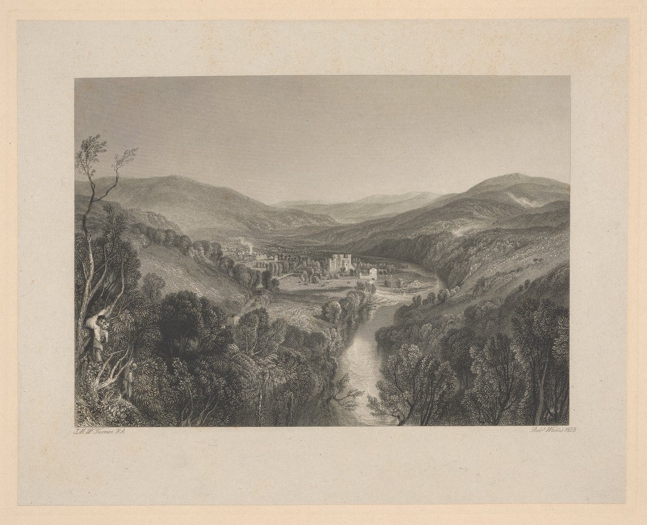 Buckfastleigh Abbey, Devonshire von Robert Wallis