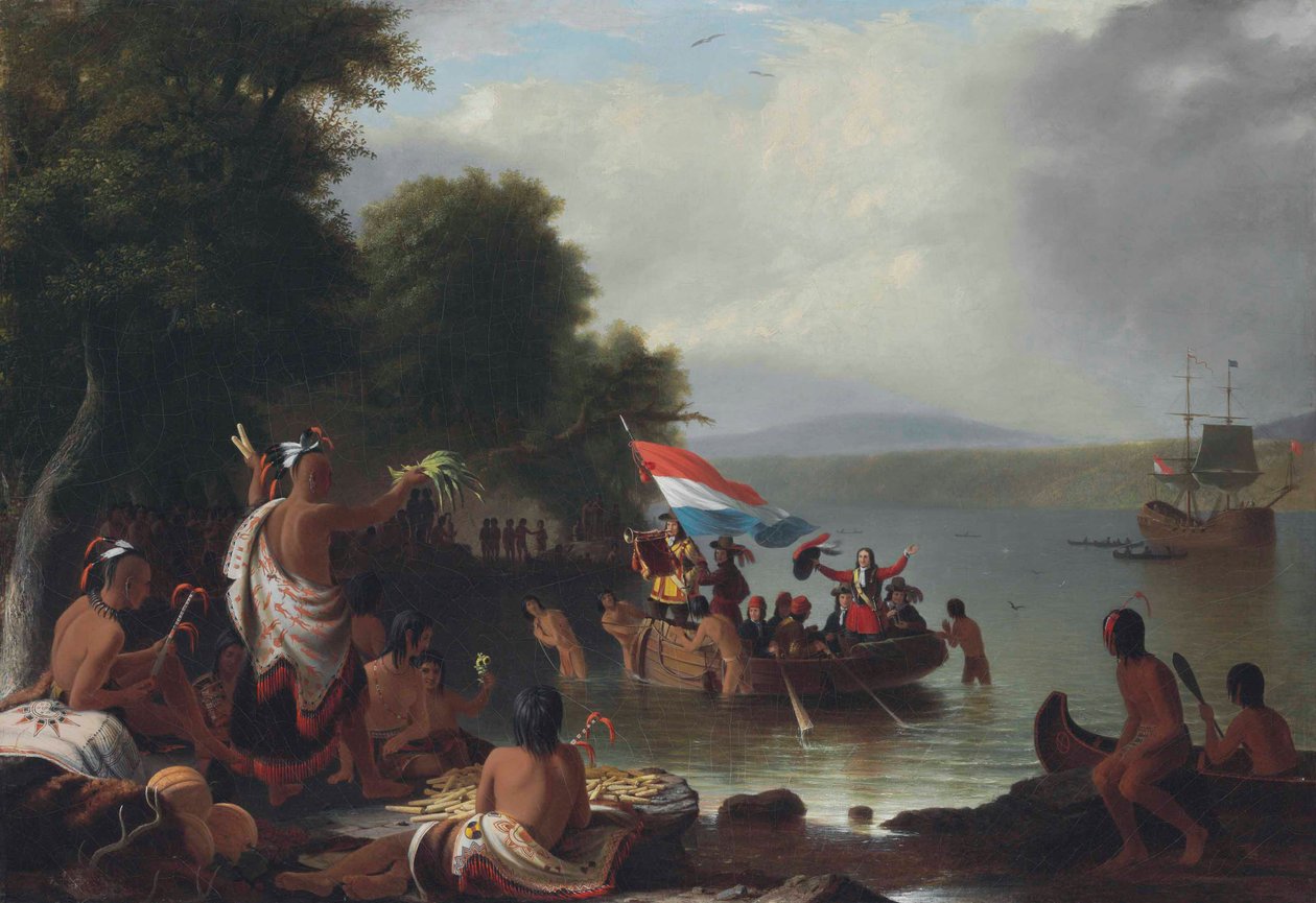 Landung von Henry Hudson von Robert Walter Weir