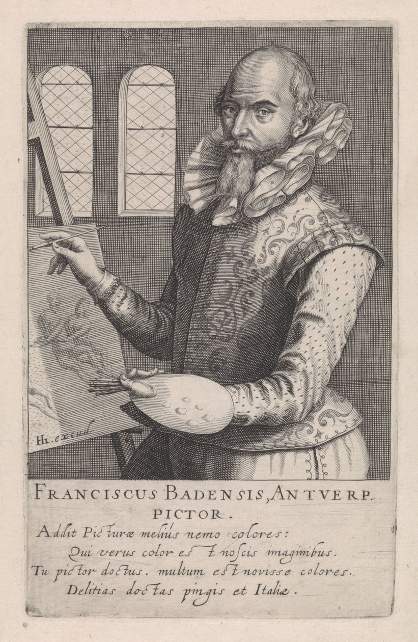 Porträt von Frans Badens von Robert Willemsz de Baudous