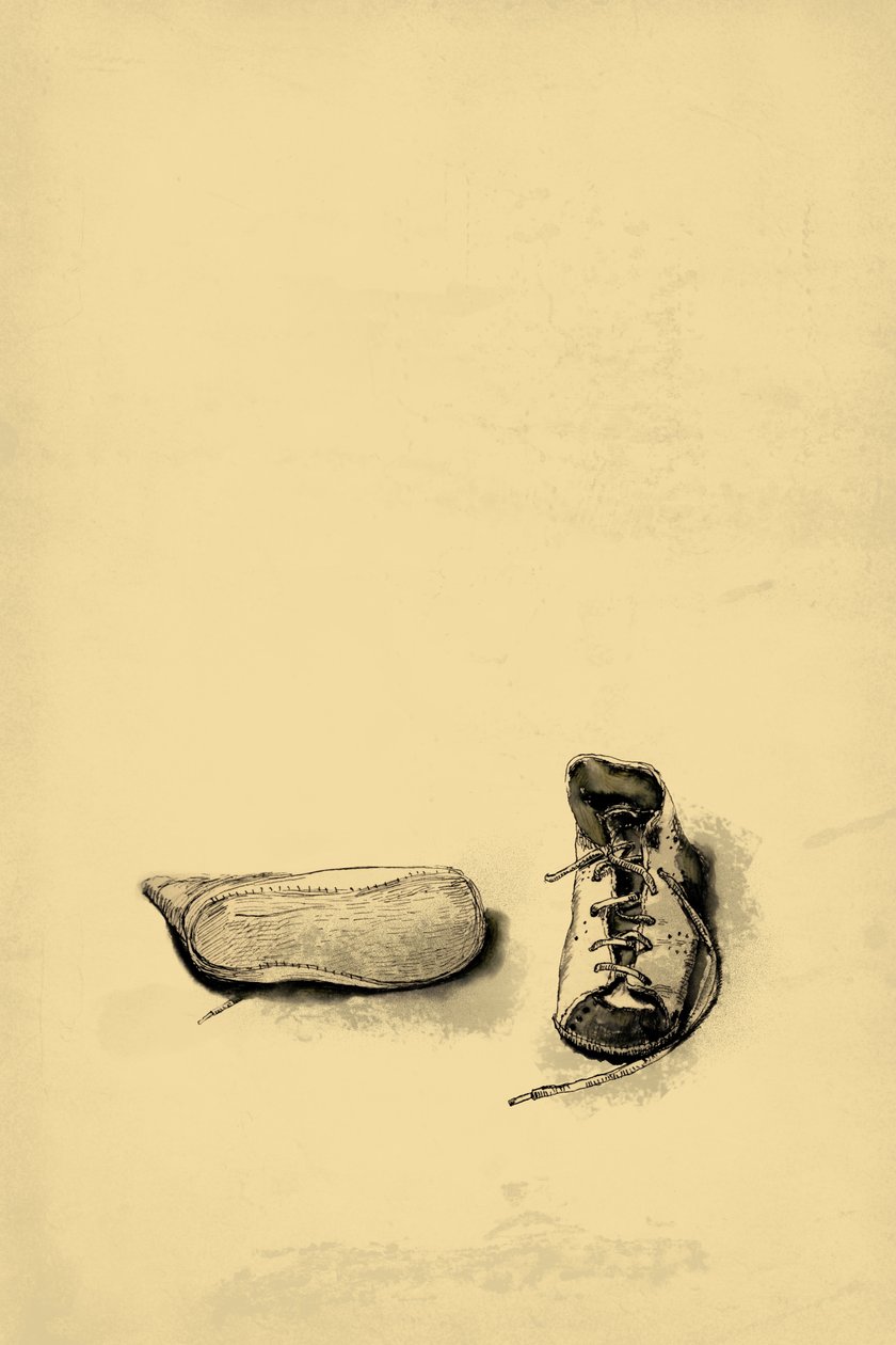 Leere Schuhe, 2022 von Roberta Murray