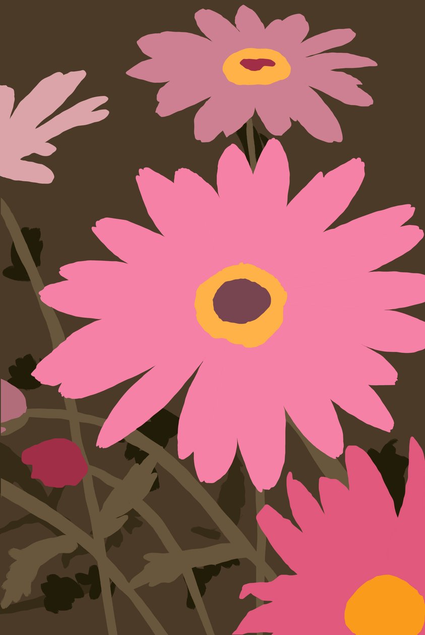 Gemalte Gänseblümchen von Roberta Murray