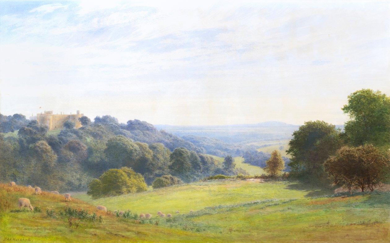 Chirk Castle, Clwyd von Roberto Angelo Kittermaster Marshall