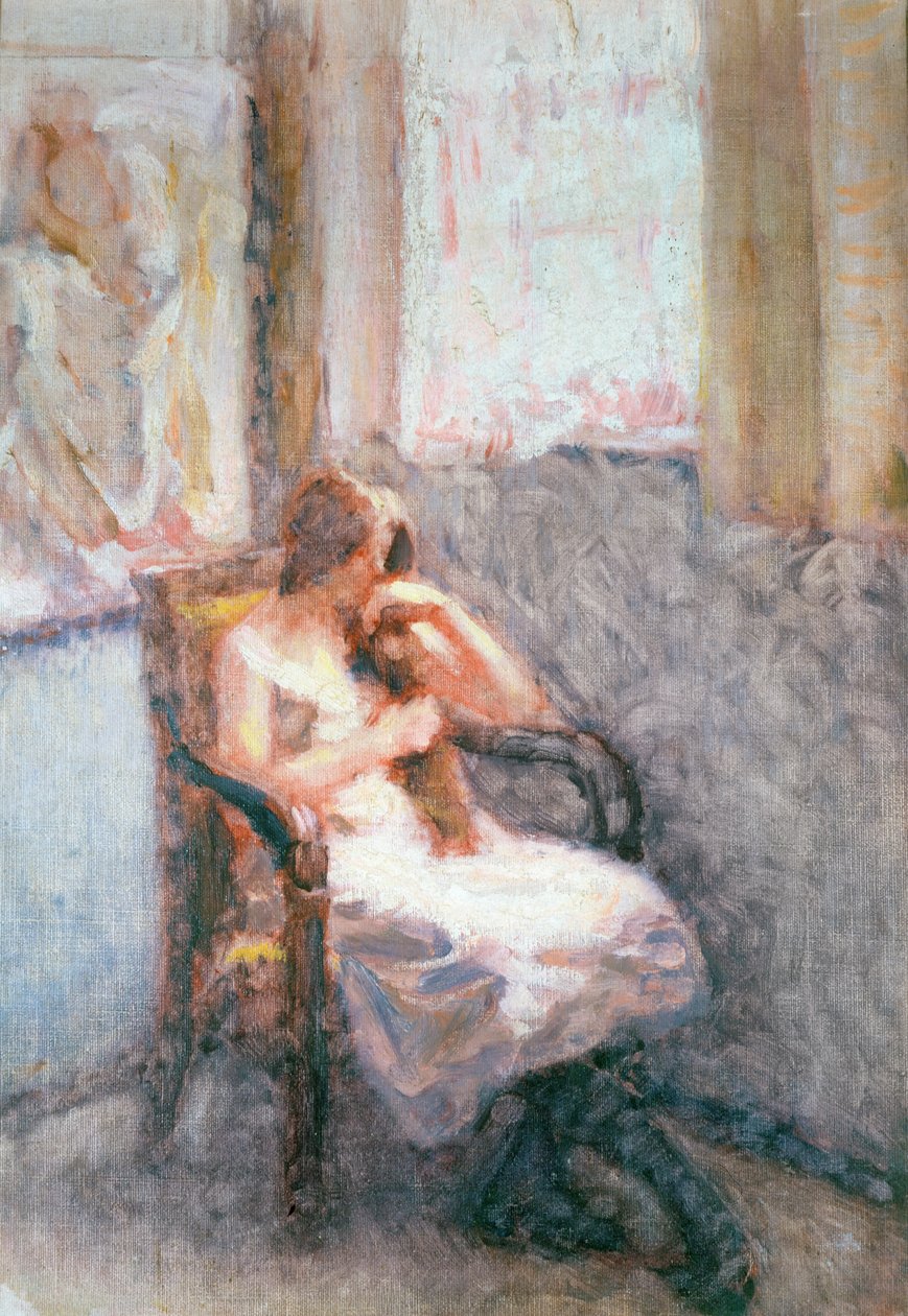 Mädchen am Fenster von Roderic O Conor