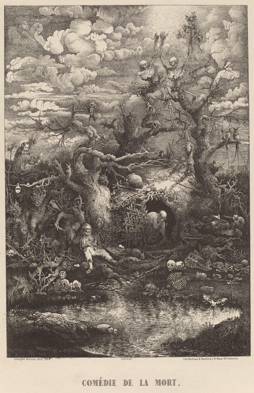 Komödie des Todes von Rodolphe Bresdin