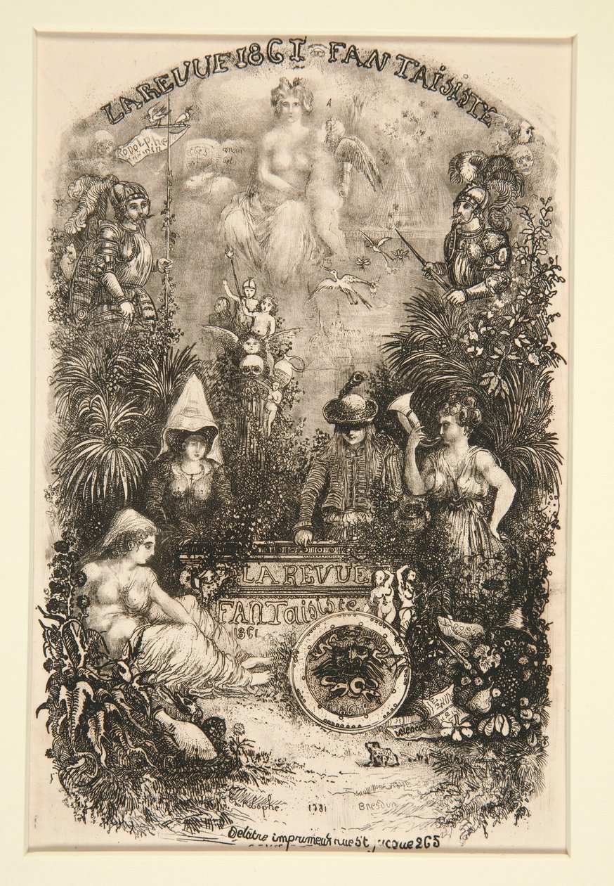 Frontispiz von von Rodolphe Bresdin