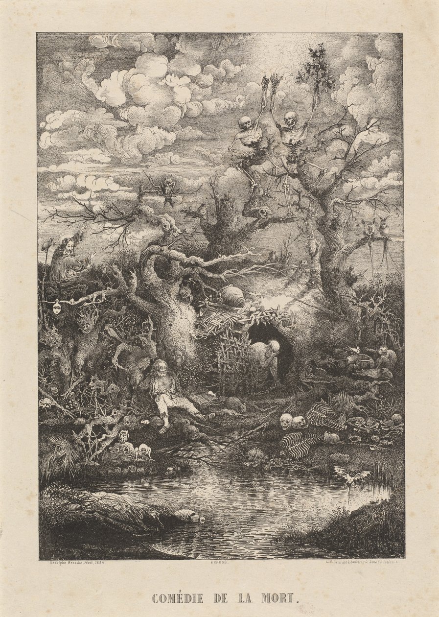Die Komödie des Todes von Rodolphe Bresdin