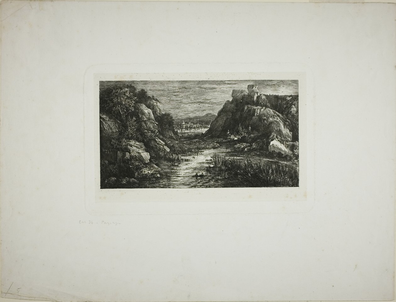 Die ferne Stadt von Rodolphe Bresdin