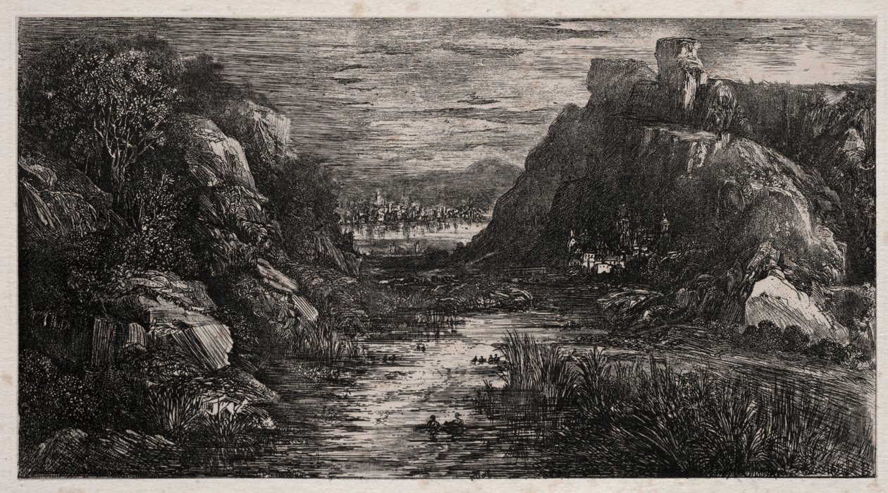 Die ferne Stadt von Rodolphe Bresdin