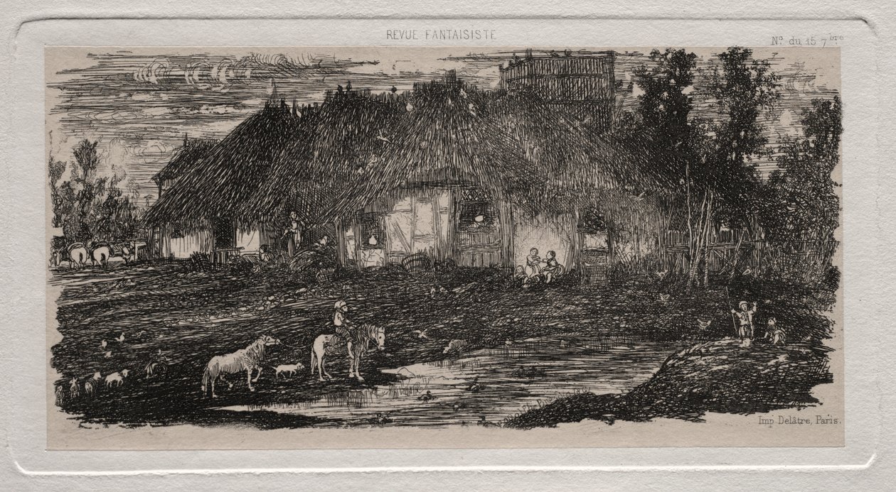 Der Bauernhof von Rodolphe Bresdin