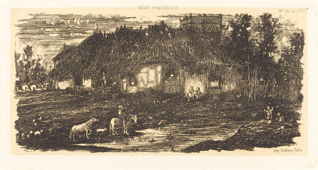 Der Bauernhof von Rodolphe Bresdin