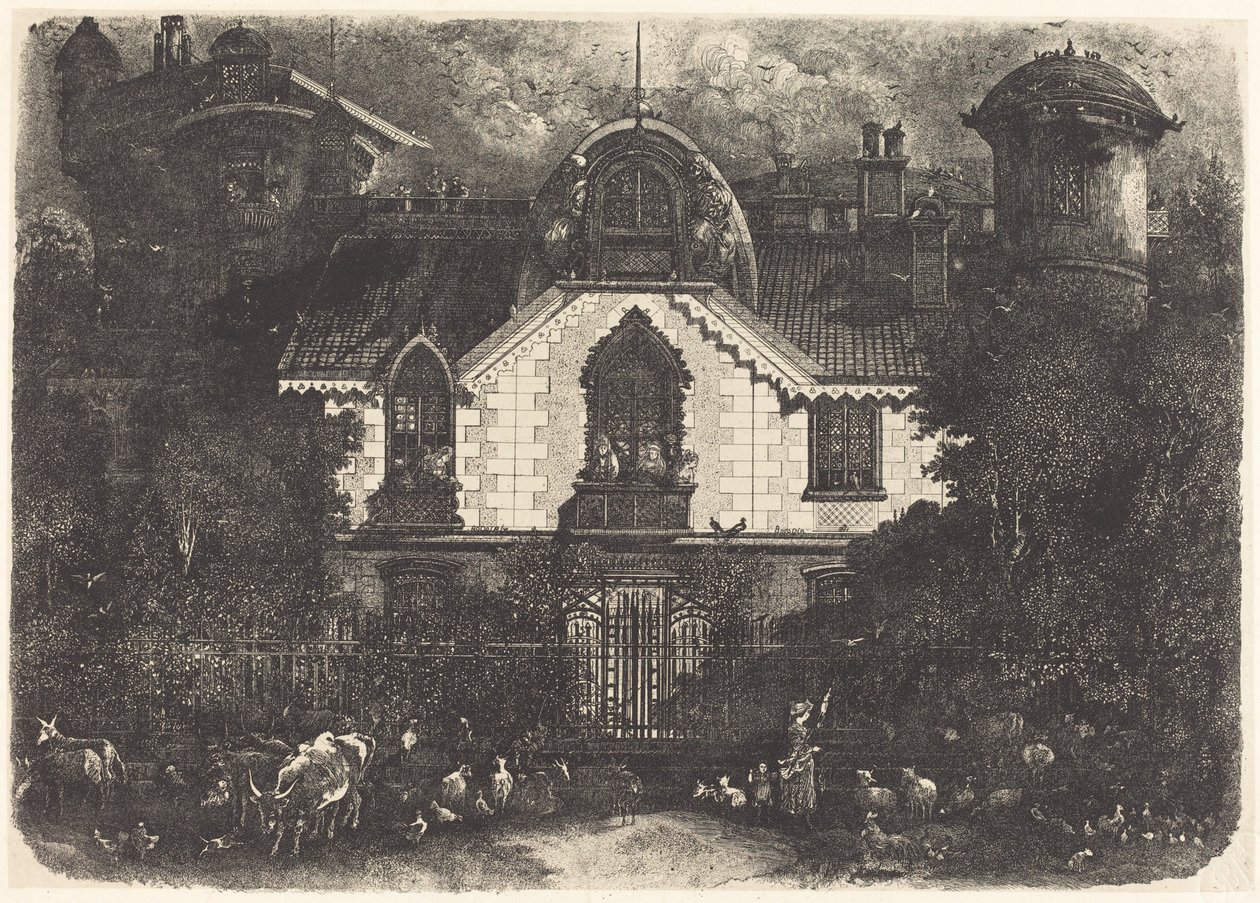 Das Spukhaus von Rodolphe Bresdin