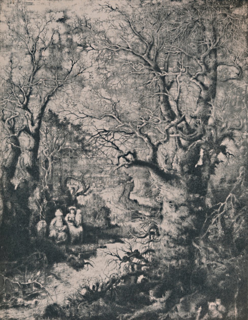 Die Heilige Familie, 1855, 1946 von Rodolphe Bresdin