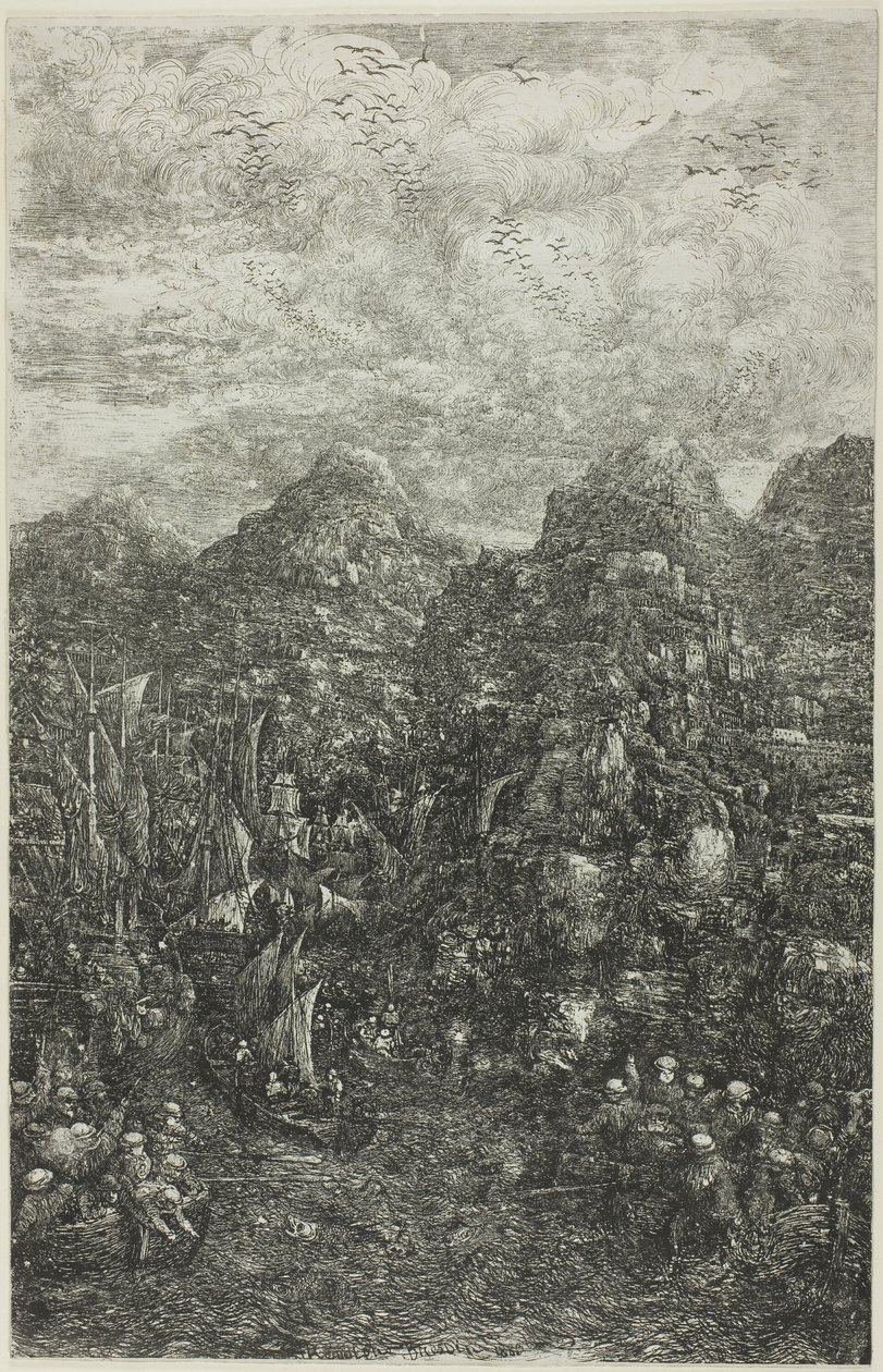 Der wunderbare Fischfang von Rodolphe Bresdin