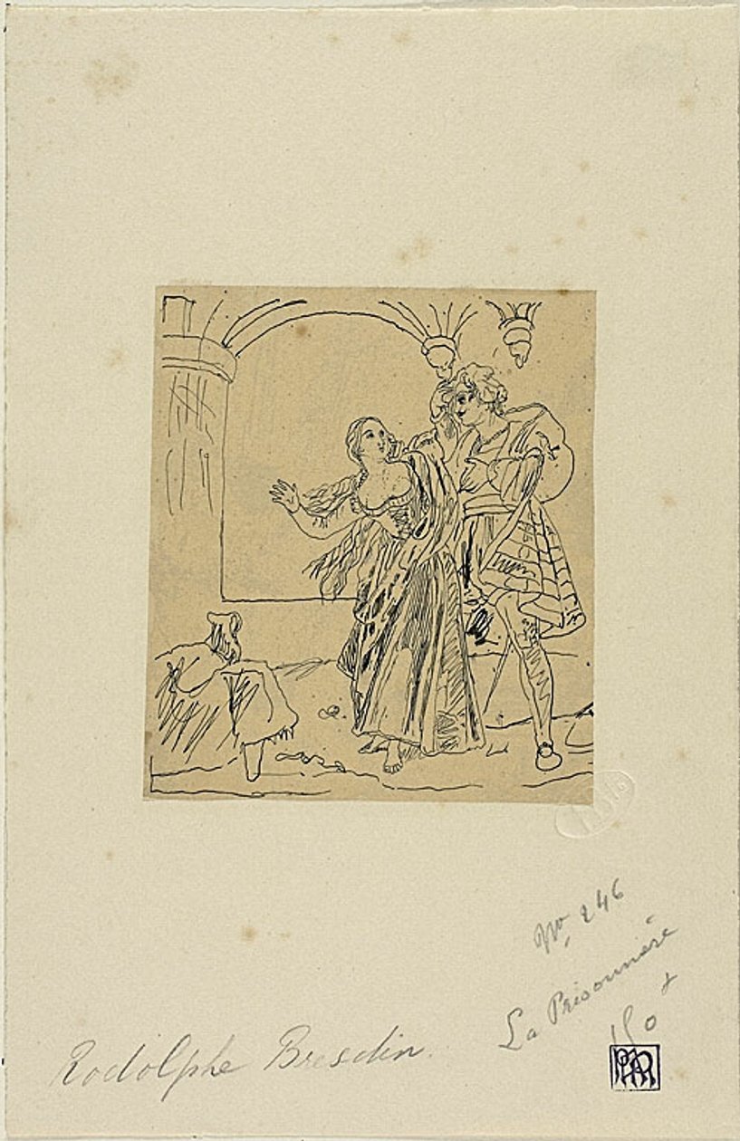 Der Gefangene von Rodolphe Bresdin
