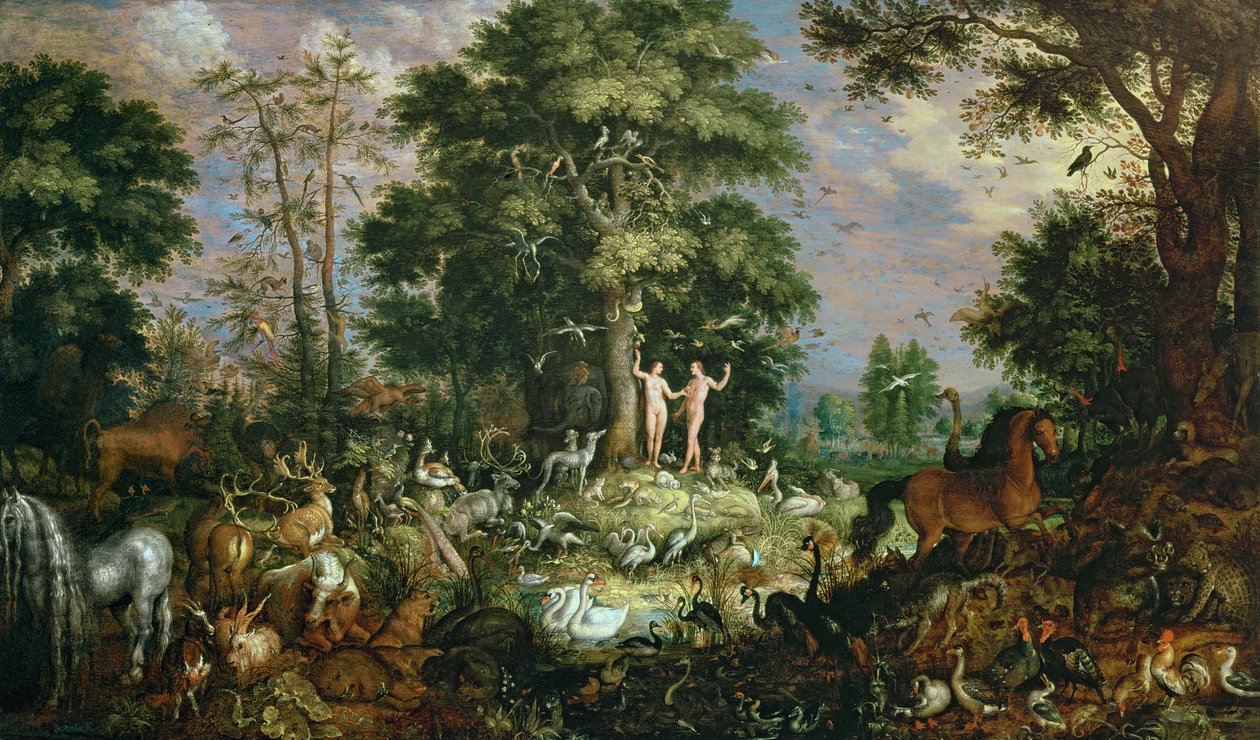 Garten Eden von Roelandt Jacobsz. Savery