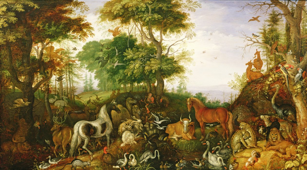 Orpheus bezaubert die Tiere von Roelandt Jacobsz. Savery