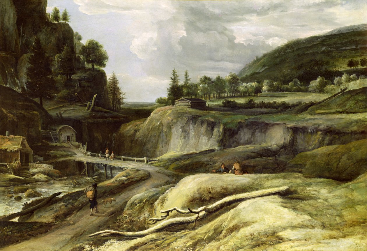 Skandinavische Flusslandschaft von Roelandt Roghman