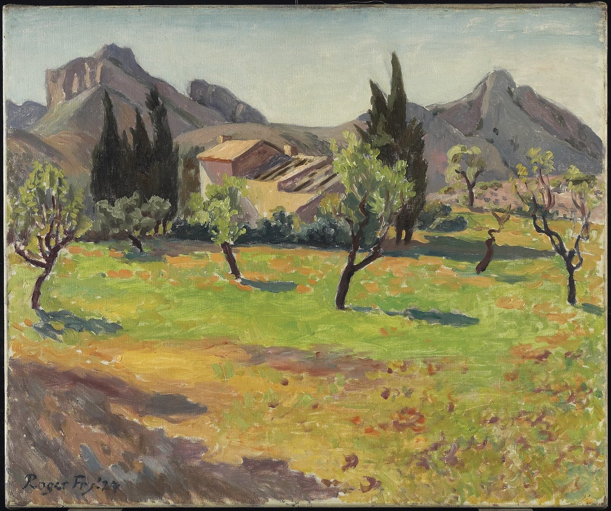 Le Mas de Berne bei St. Remy, Provence von Roger Eliot Fry