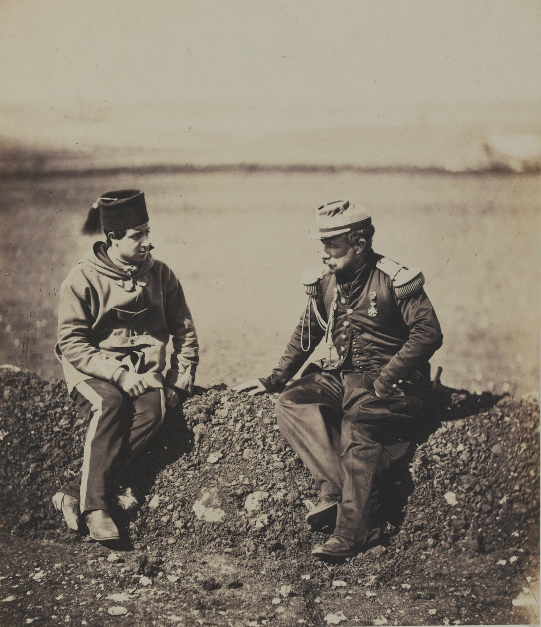 General Cisse und Stabsoffizier von Roger Fenton