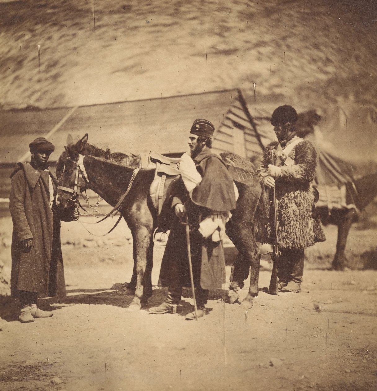 Captain Burnaby der Grenadier Guards, 1855 von Roger Fenton