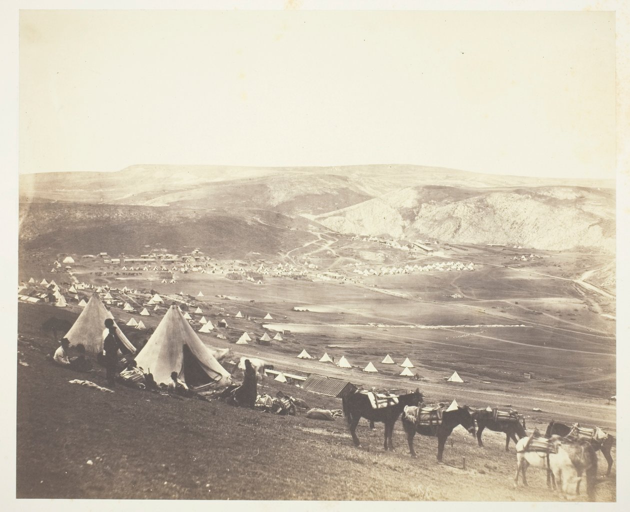 Kavallerielager, Balaklawa von Roger Fenton