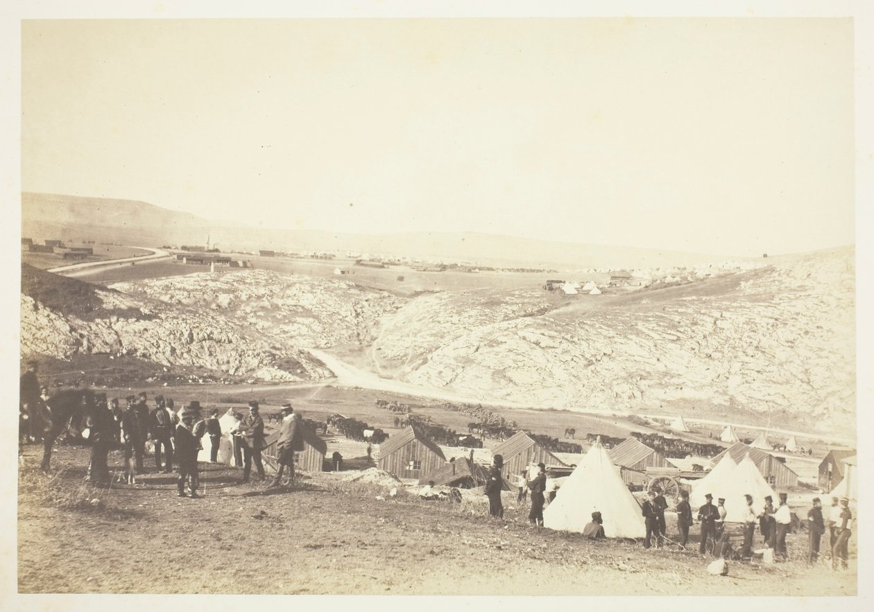 Lager der Pferdeartillerie, 1855 von Roger Fenton