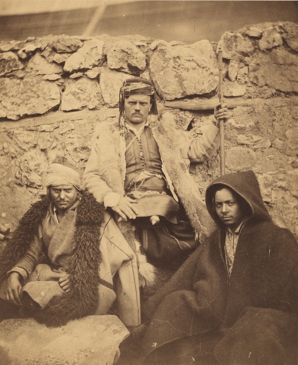 Gruppe kroatischer Häuptlinge. von Roger Fenton