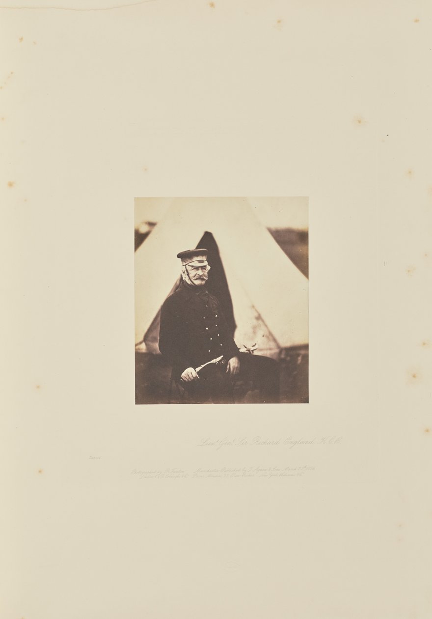 Generalleutnant Sir Richard England, K.C.B. von Roger Fenton