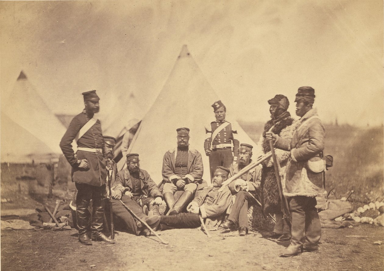 Offiziere und Männer des 89. Regiments von Roger Fenton