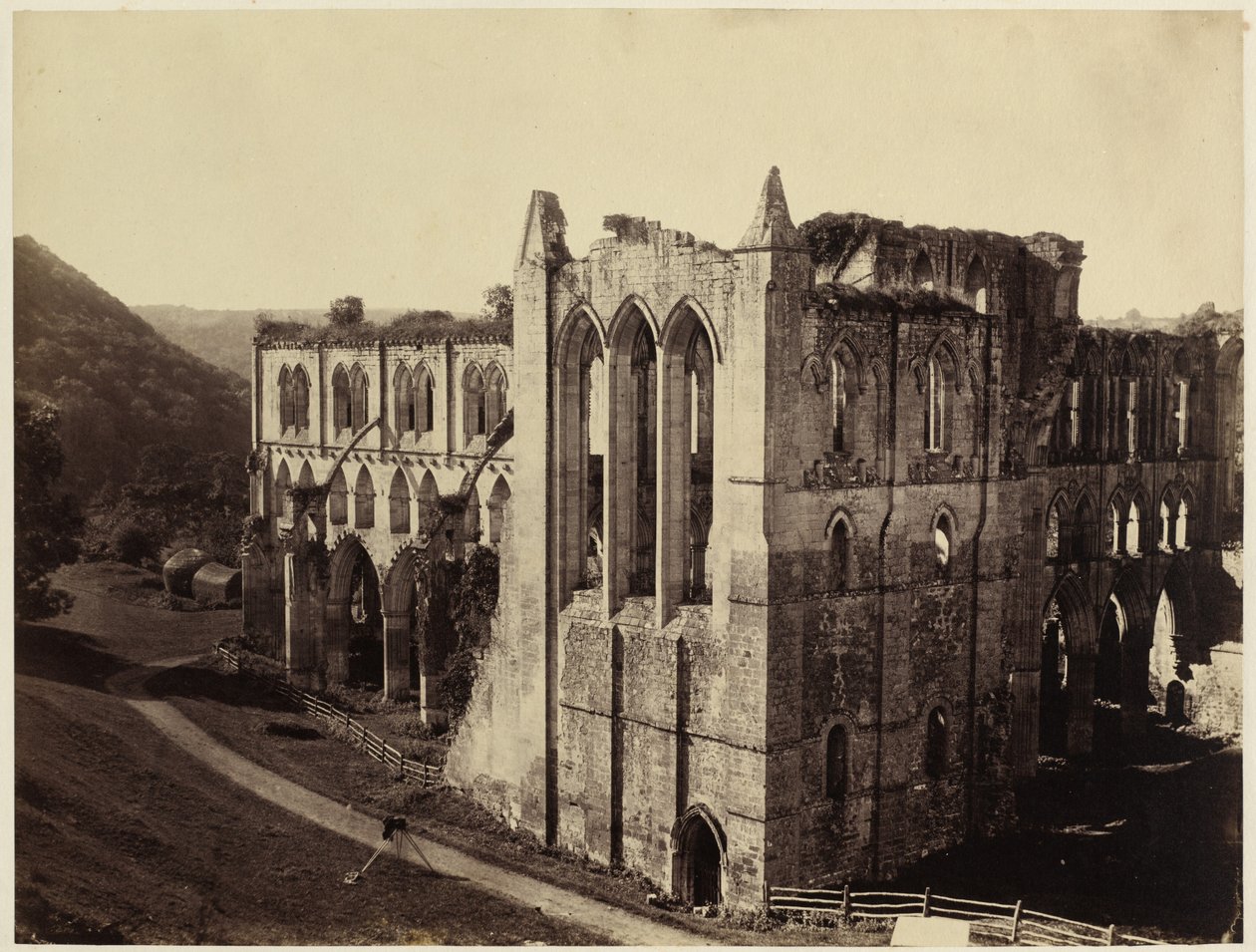 Rievaulx Abbey, das Nordtransept von Roger Fenton