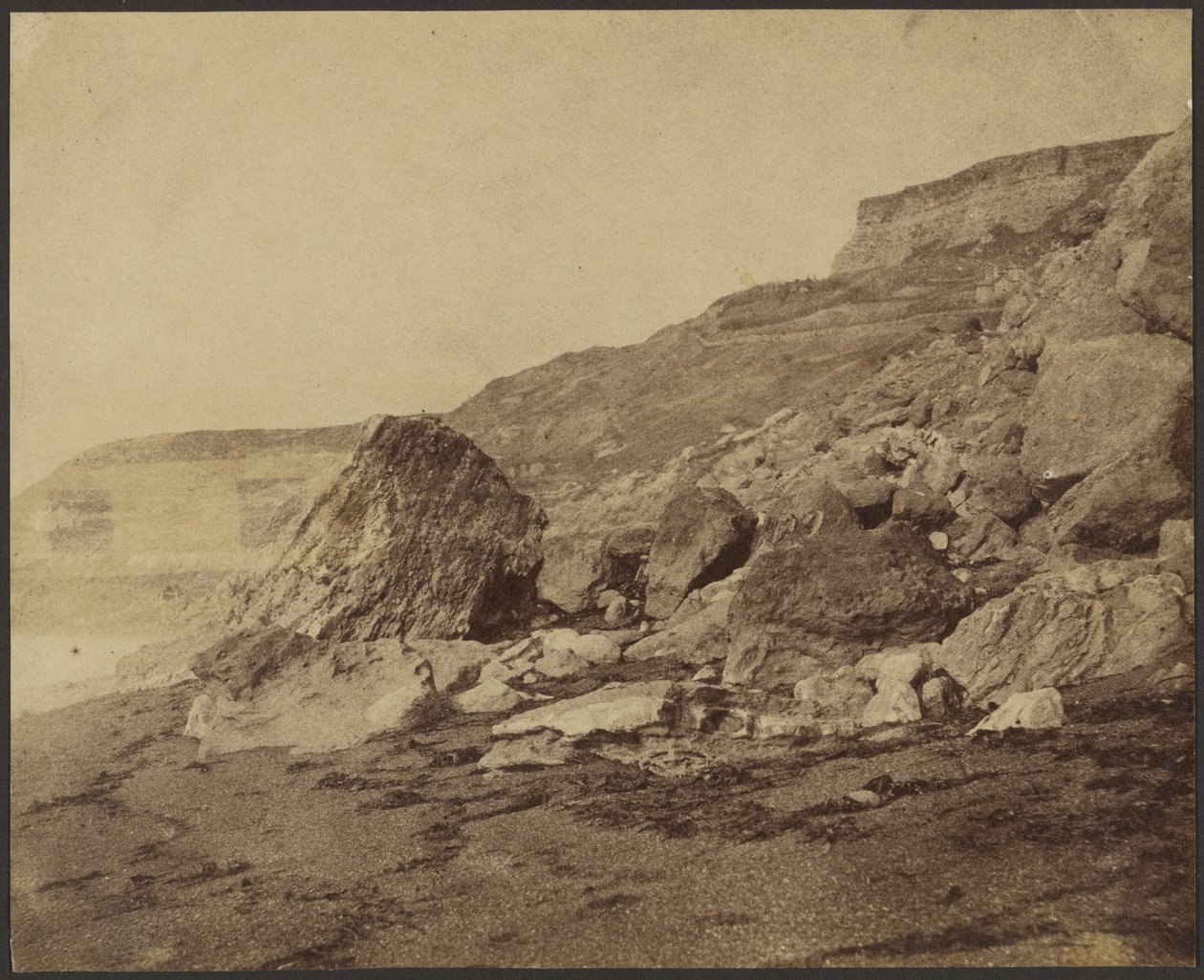 Rocken End (Blick nach Westen), Isle of Wight von Roger Fenton