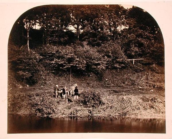 Die Ruhe des Hüters, Ribbleside von Roger Fenton