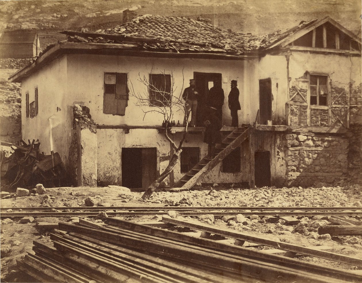 Das alte Postamt, Balaklawa von Roger Fenton