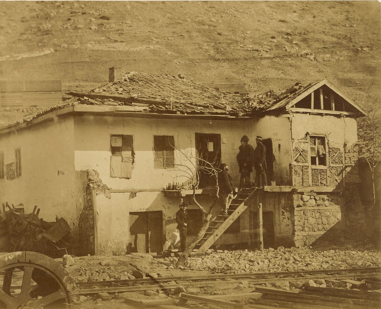 Das alte Postamt, Balaklava von Roger Fenton