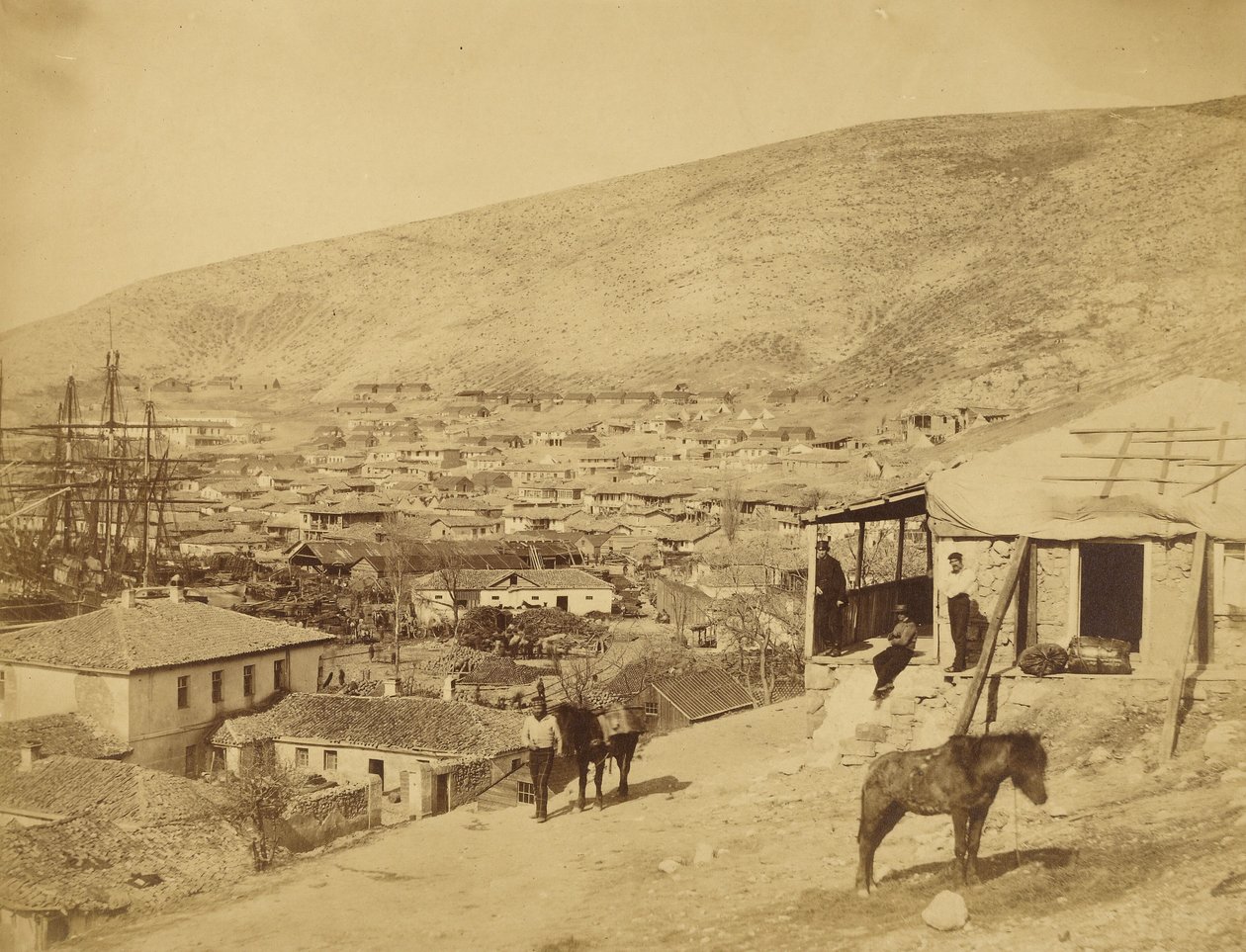 Die Stadt Balaklawa von Roger Fenton