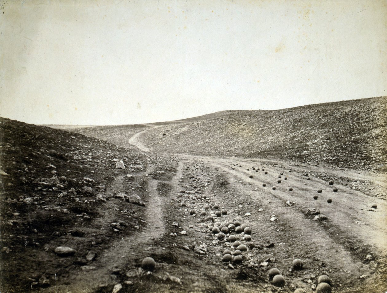 Tal des Todesschattens, Krim von Roger Fenton