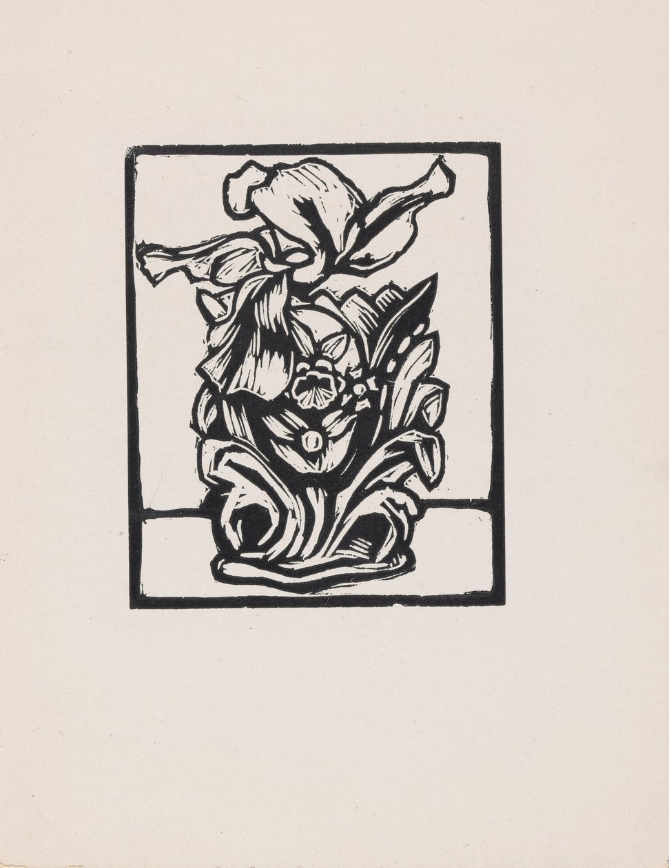 Iris und Vase von Roger Fry